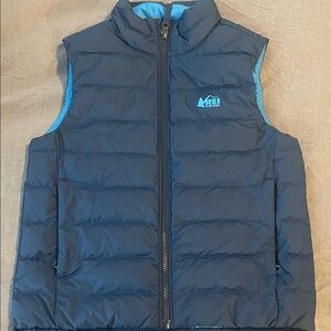 REI Kids Dark Blue and Sky Blue Vest